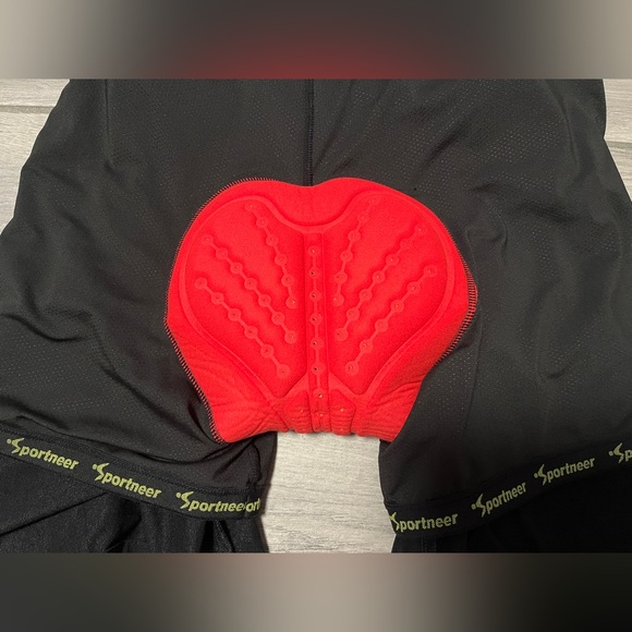 Sportneer Mens Large Black Mountain Bike Shorts 3D Padded w/ 4 Pockets - Picture 10 of 12